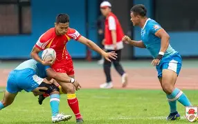  中国女子橄榄球29比0战胜日本 